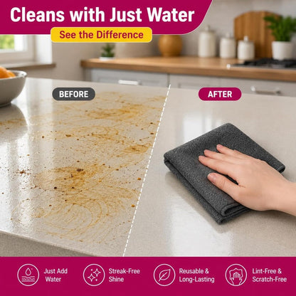Streak-Free Microfiber Cleaning Cloths