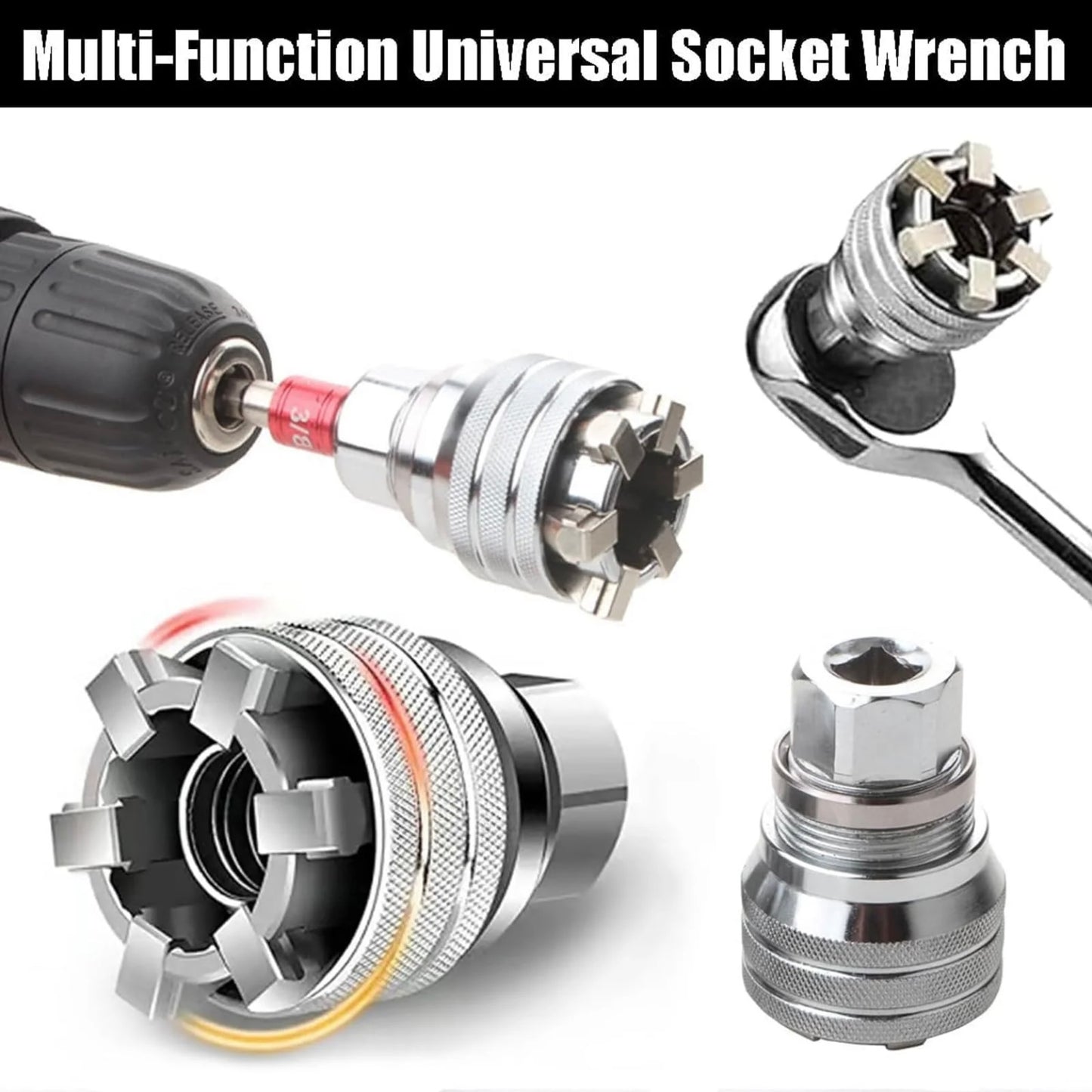 Multi-function Universal Socket Wrench Tool
