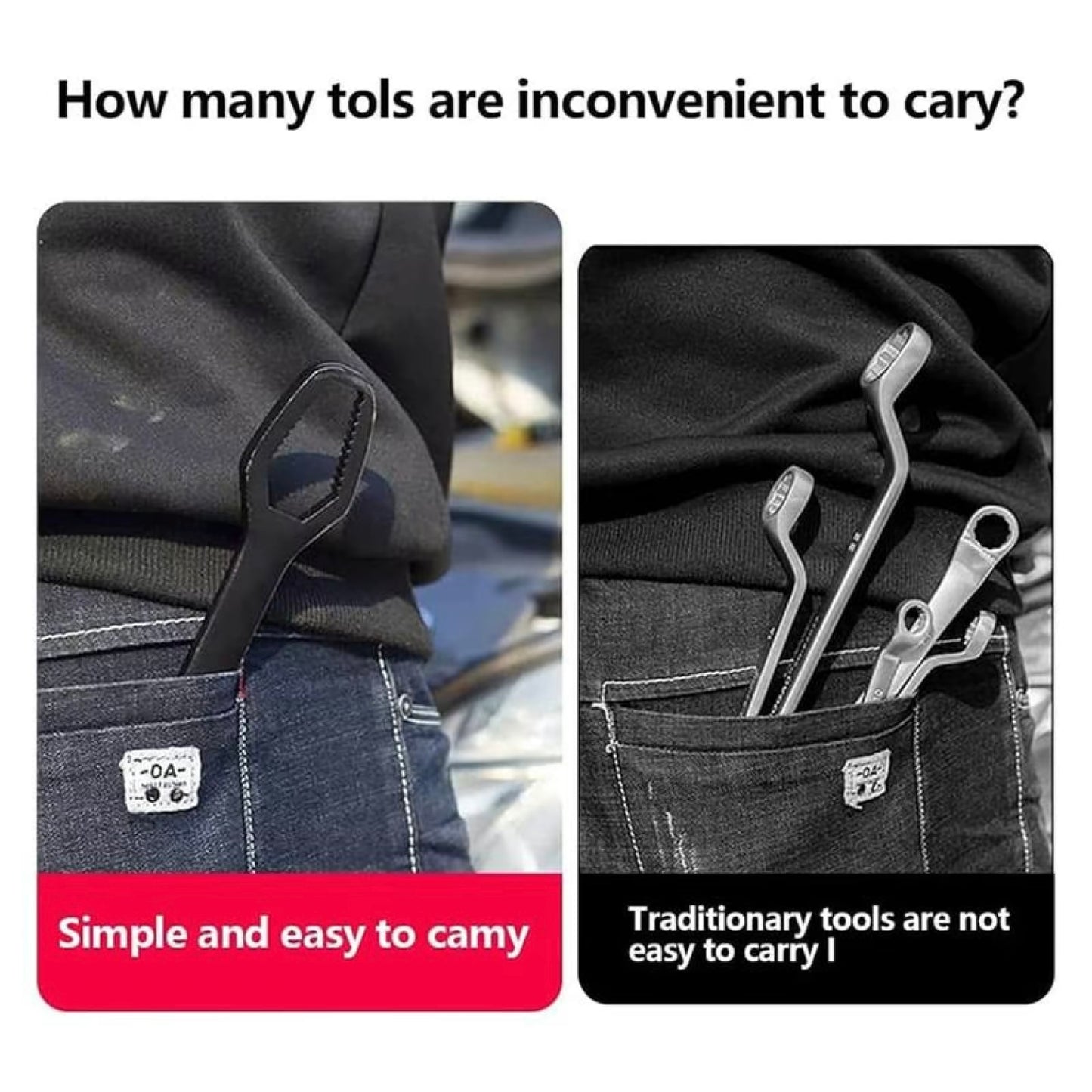 Universal Car Wrench,8-24mm Self-tightening Wrench