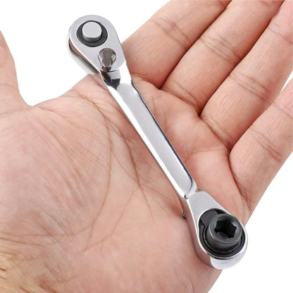 Silver Ratchet Wrench 1/4 Inch