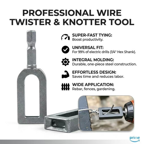 Professional Rebar Tie Wire Twisting Tool for Drills