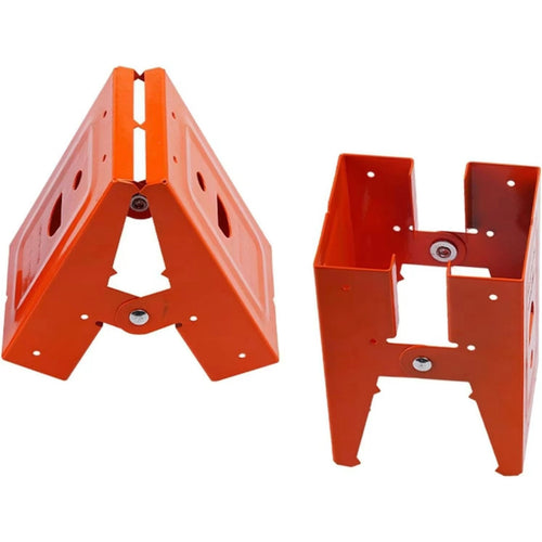 🛠️2Pcs Heavy Duty Sawhorse Brackets with Down Clamp