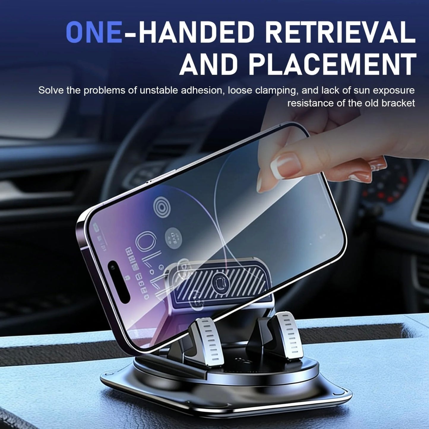 Rotating Dashboard Car Phone Holder