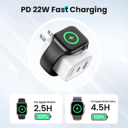3 in 1 Magnetic Wireless Cordless PD USB-C Wall Charger Block
