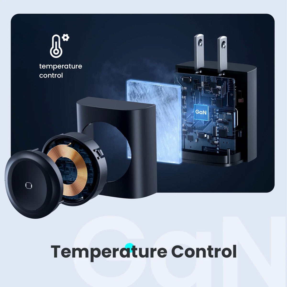 3 in 1 Magnetic Wireless Cordless PD USB-C Wall Charger Block