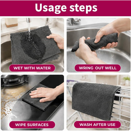 Streak-Free Microfiber Cleaning Cloths