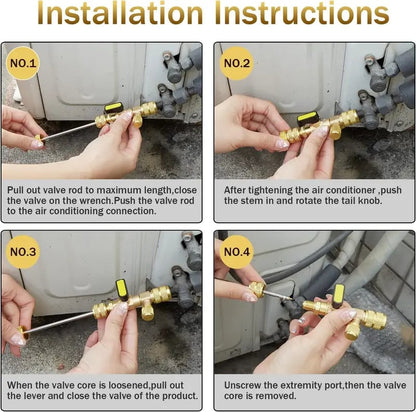 ✨Professional AC Valve Core Remover & Installer Kit