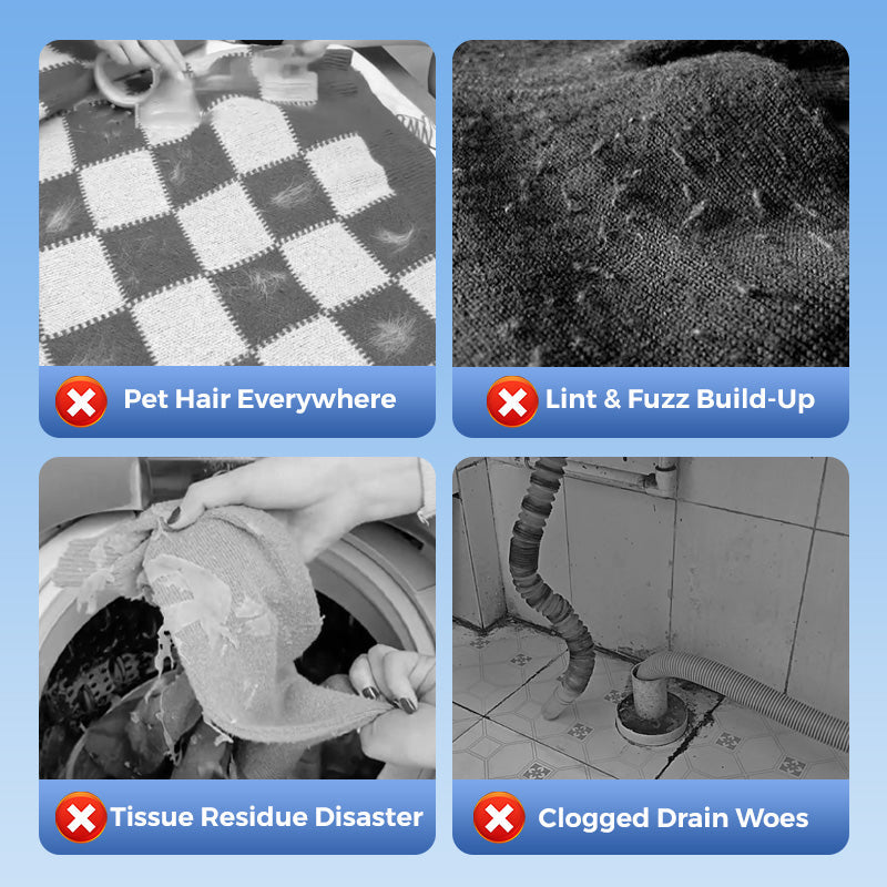 Floating Lint Mesh Bag For Laundry