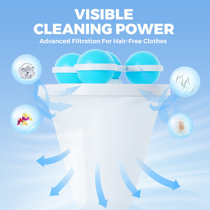 Floating Lint Mesh Bag For Laundry