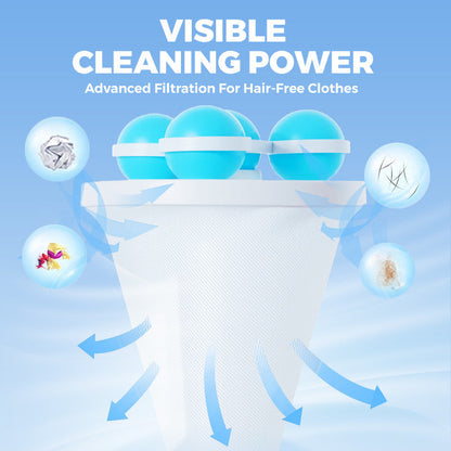 Floating Lint Mesh Bag For Laundry