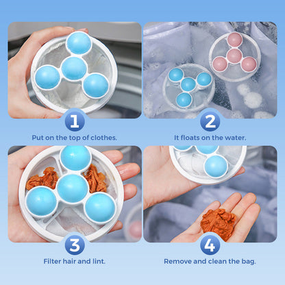 Floating Lint Mesh Bag For Laundry
