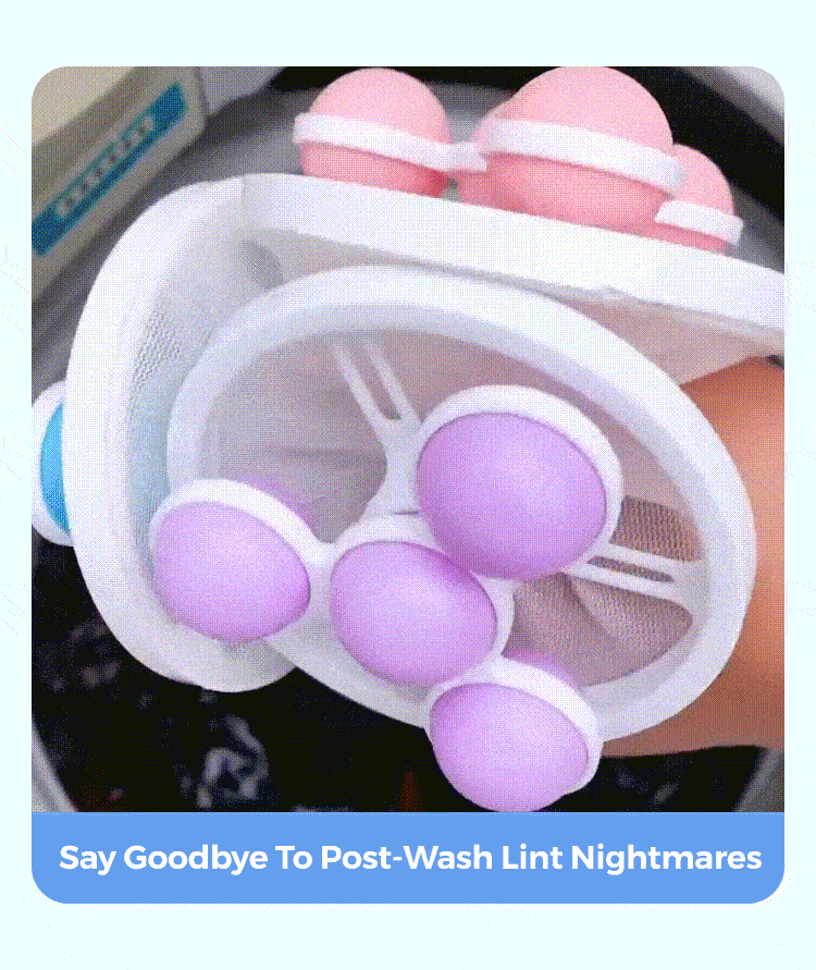 Floating Lint Mesh Bag For Laundry