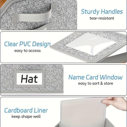 Stackable storage boxes for baseball caps