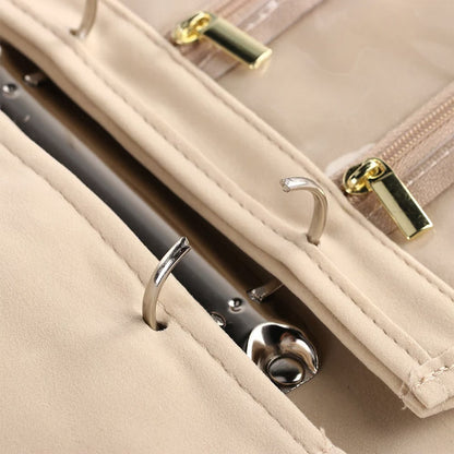 Portable Checkered Jewelry Storage Bag