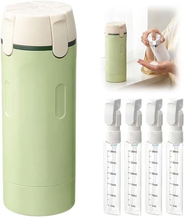 4-in-1 Travel Dispenser Bottles