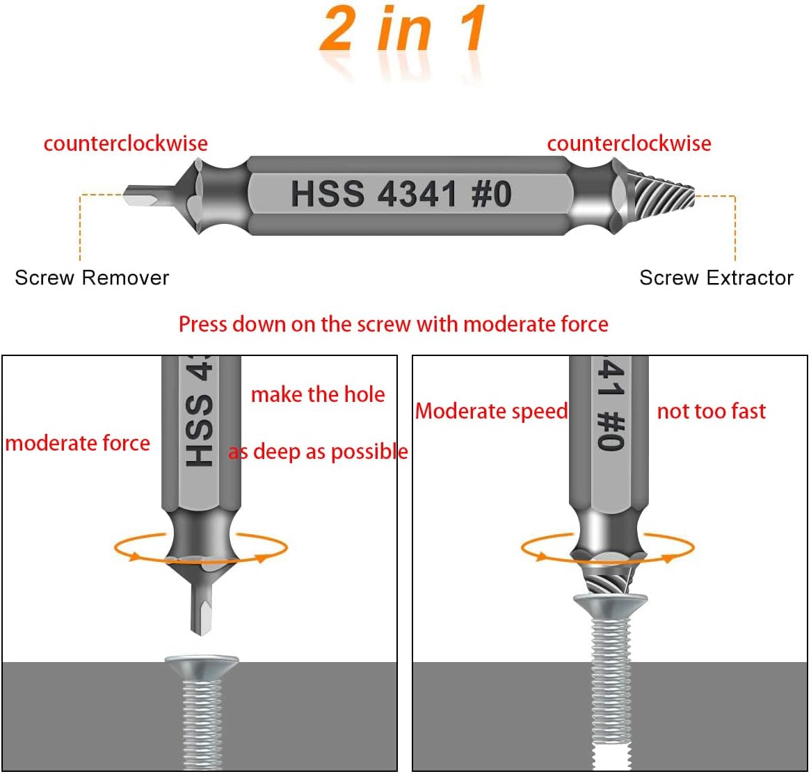 Stripped Broken Screw Remover