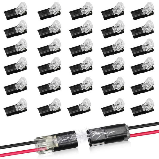 Double Wire Plug in Connector with Locking Buckle