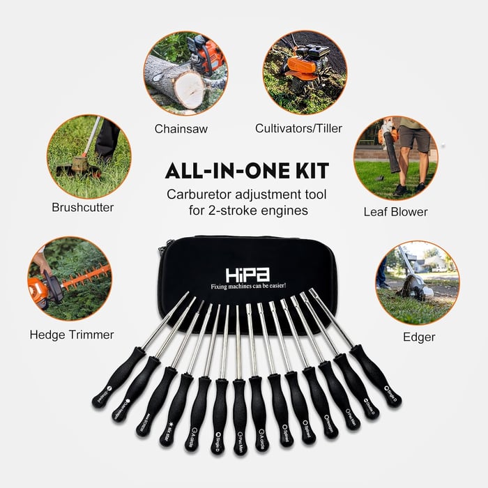 10-Piece Carburetor Adjustment Tool Set