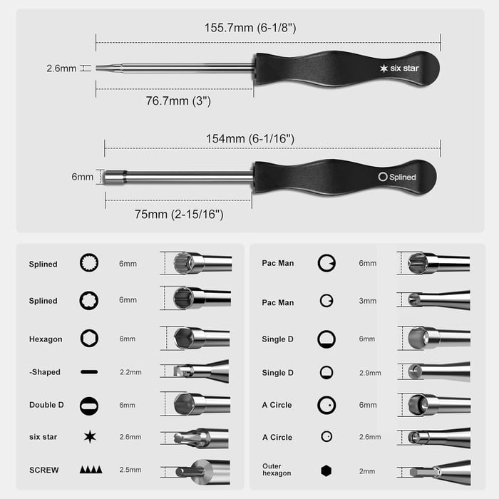 10-Piece Carburetor Adjustment Tool Set