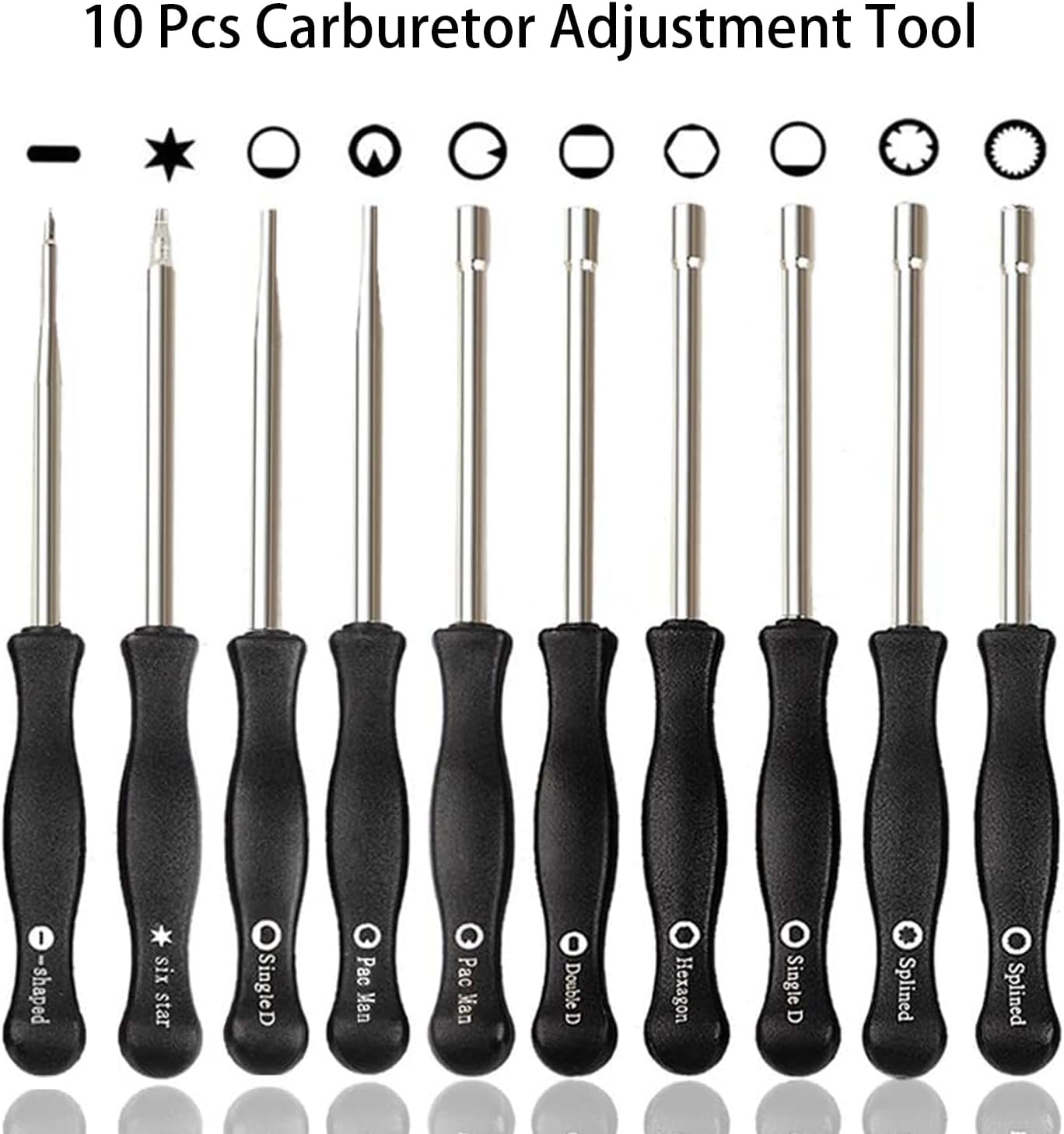10-Piece Carburetor Adjustment Tool Set