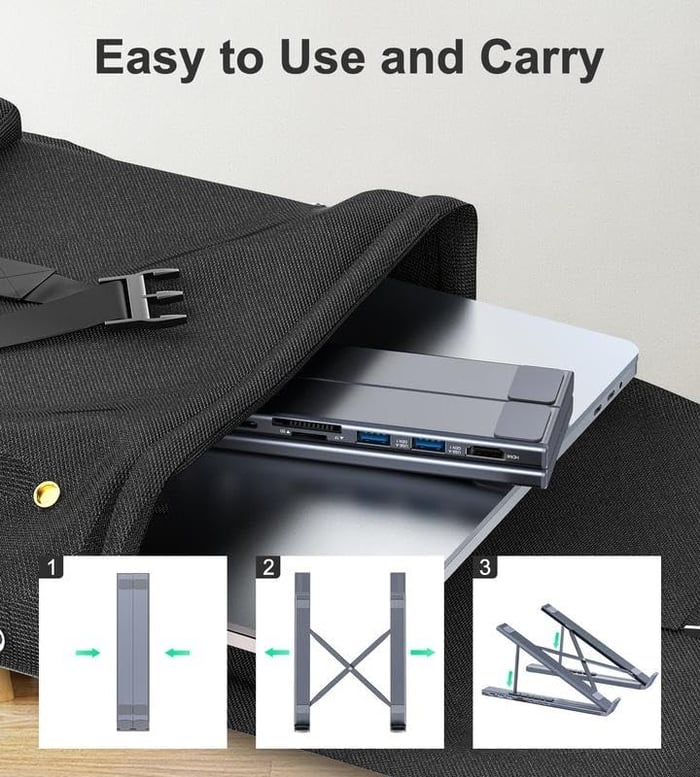 8-in-1 USB-C Laptop Stand,Best Gifts