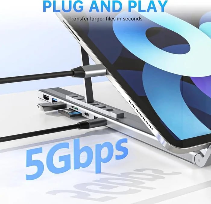 8-in-1 USB-C Laptop Stand,Best Gifts