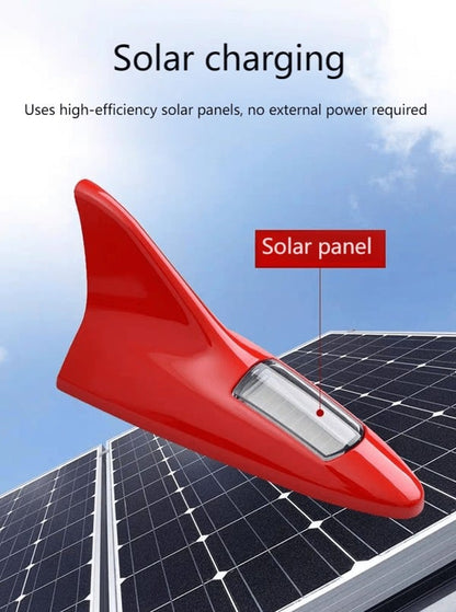 Solar powered strobe lights