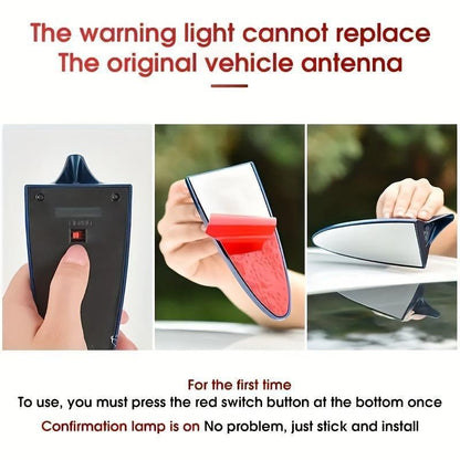 Solar powered strobe lights