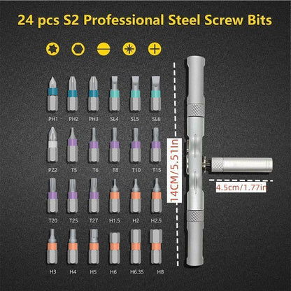 🛠️24 in 1 Magnetic Screwdriver Set