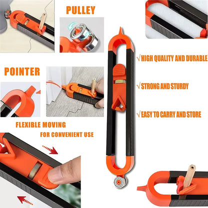 Precision Contour Gauge with Lock Feature